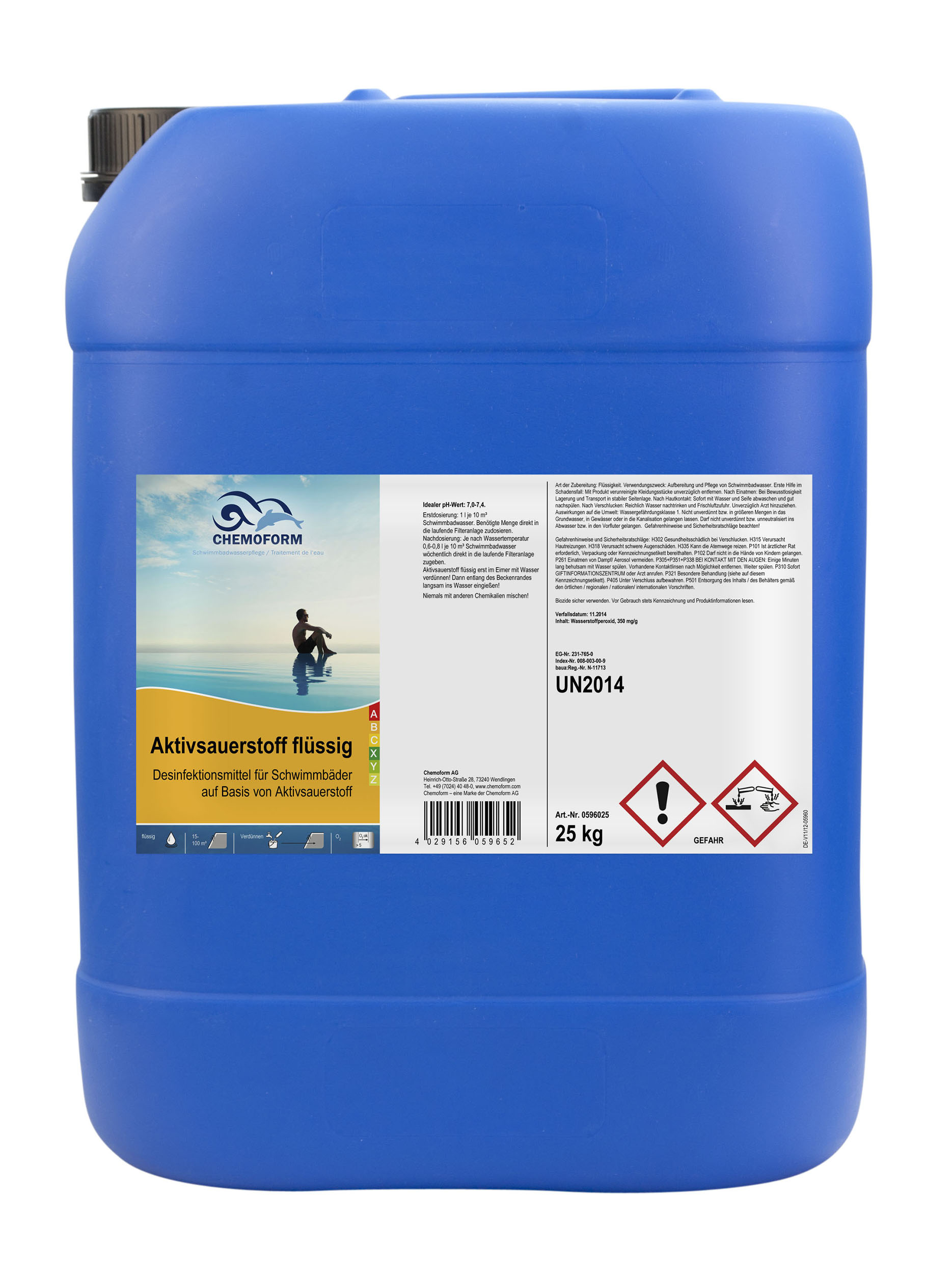 Chemoform Aquablanc liquido - prodotto combinato - 22kg