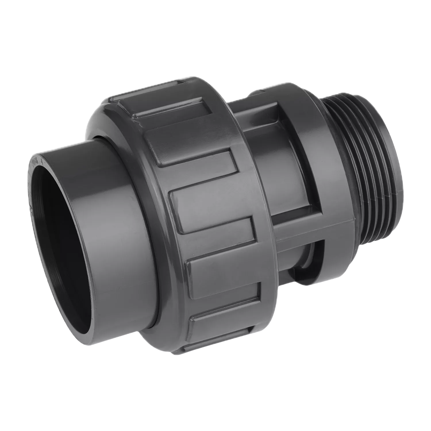 PVC Verschraubung - W 50 / M 1 1/2"