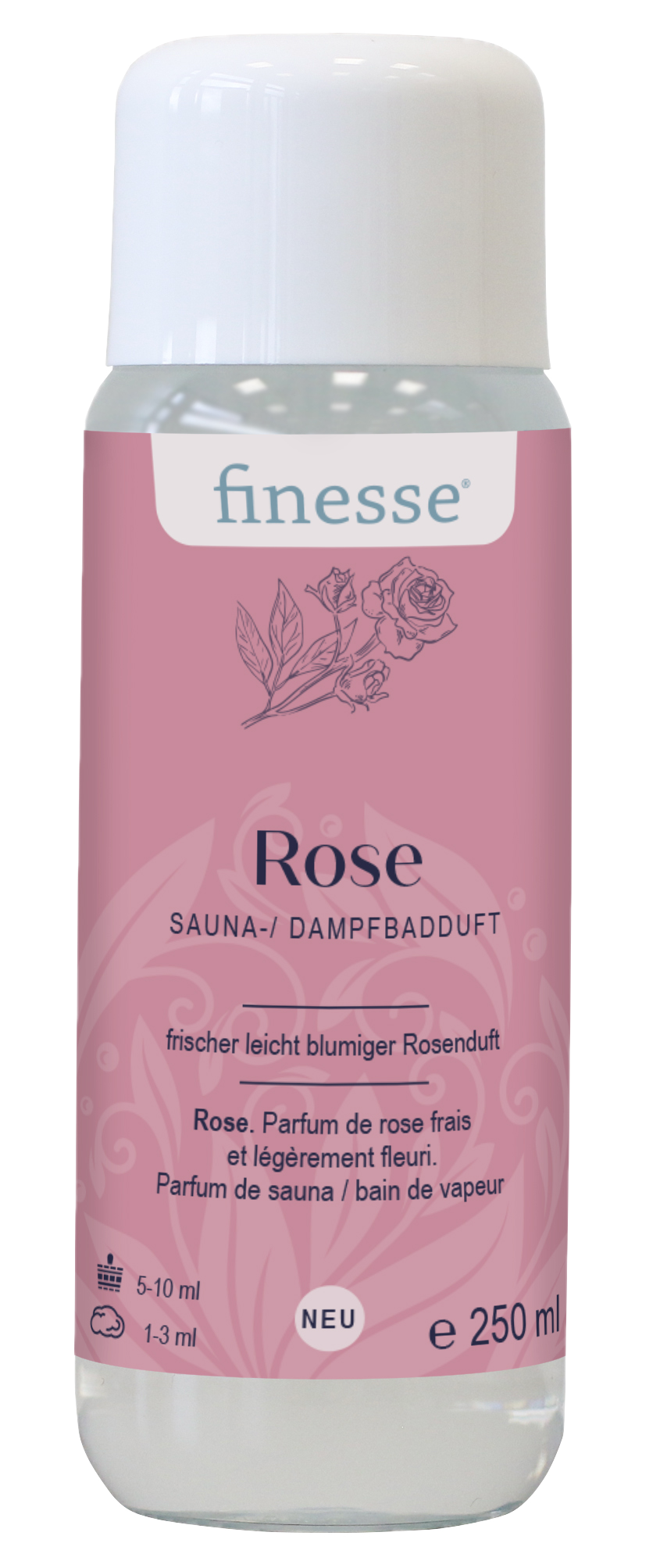 Finesse Sauna- und Dampfbadduft Rose